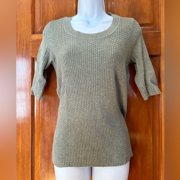 LOT of 3 Alfani Ribbed Elbow-Sleeve Sweaters S - Picture 7 of 8